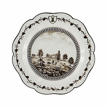 Посуда ручной работы. Ярмарка Мастеров - ручная работа Wedgwood Веджвуд реплика тарелка с Зелёной лягушкой Екатерина II. Handmade.