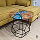 Стол с рекой из эпоксидной смолы. Столы. Akutrau Woodworking. Ярмарка Мастеров.  Фото №4