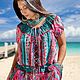 Jumpsuit made of cotton, sewing and lace in boho summer style. Jumpsuits & Rompers. PolMary. My Livemaster. Фото №14