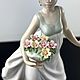Винтаж: Статуэтка, фигурка Lladro Carefree Girl Девушка с цветами. Винтаж. Статуэтки винтажные. Crystlalroom.. Интернет-магазин Ярмарка Мастеров.  Фото №2