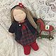 Вальдорфская  кукла в пальто, Вальдорфские куклы и звери, Москва,  Фото №1