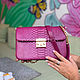 Colourful handbag made from Python, Classic Bag, Moscow,  Фото №1