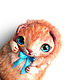 Мягкая игрушка котёнок Рыжик. Мягкие игрушки. OlgaRo— украшения, игрушки, открытки. Ярмарка Мастеров.  Фото №5