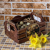 Для дома и интерьера handmade. Livemaster - original item Easter box basket 
