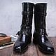 Men's boots made of genuine crocodile leather, premium class, High Boots, St. Petersburg,  Фото №1