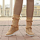 Summer boots ' Anna'. High Boots. KnittedBoots. My Livemaster. Фото №6