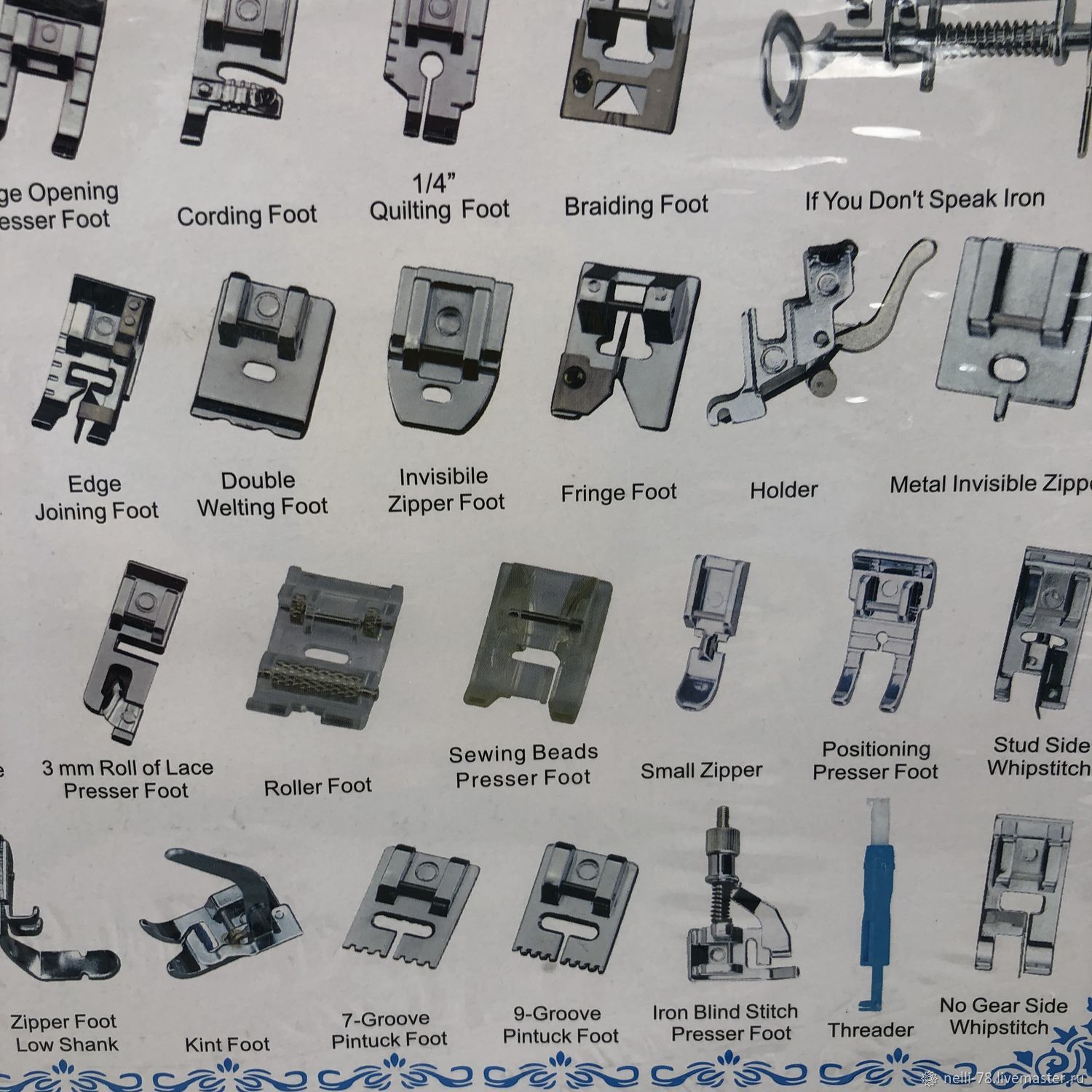 Набор лапок для швейных машин 72 шт купить в интернет-магазине Ярмарка  Мастеров по цене 3500 ₽ – QHQ4CRU | Инструменты для шитья, Владивосток - ...