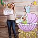 Заказать Картонный декор для беременной фотосессии, выписку, baby shower. Картонные Декорации (multiloft) (multiloft). Ярмарка Мастеров. . Наборы для фотосессий Фото №3