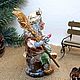 Заказать Ватная ёлочная игрушка Баба яга.Подарок детям. Рита Соловьева (Волшебная лавка) (rita-soloveva). Ярмарка Мастеров. . Новогодние сувениры Фото №3