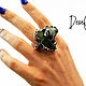 Jade and emerald ring. Rings. Sergej Dementjev (desef). My Livemaster. Фото №6