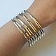 Браслет из серебра кафф. Браслет жесткий. Newstylejewelry. Ярмарка Мастеров.  Фото №6