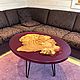 Журнальный столик из эпоксидной смолы для интерьера. Столы. Изделия из эпоксидной смолы HisCraft. Ярмарка Мастеров.  Фото №6