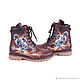Set of leather backpack and boots 'Pleasant dreams'. Boots. Pelle Volare. My Livemaster. Фото №5
