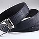 Ремень из кожи крокодила, ширина 3,9 см IMA3118VC. Ремни. CrocShop товары из экзотической кожи. Ярмарка Мастеров.  Фото №5