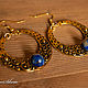Earrings in the Slavic style 'Baikal'». Earrings. BijouSiberia. Online shopping on My Livemaster.  Фото №2