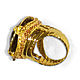 Золотое кольцо Винный топаз с сапфирами в жёлтом золоте 585 пробы. Кольца. Ювелирная мастерская 'Сочиняй мечты'. Ярмарка Мастеров.  Фото №4
