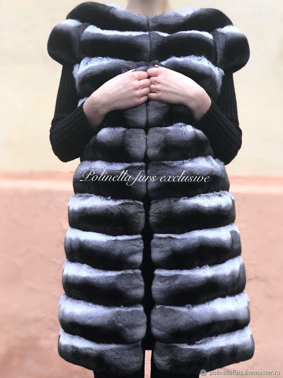 Жилет из шиншиллы купить в интернет-магазине Ярмарка Мастеров по цене ...