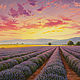 Painting 'Fields of lavender' 50 x 65 cm, Pictures, Rostov-on-Don,  Фото №1