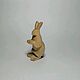 Wooden toy Bunny, Miniature figurines, Moscow,  Фото №1