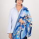 Crochet shawl 'Blooming almond-3' based on V. Van Gogh. Shawls. asmik (asmik). Online shopping on My Livemaster.  Фото №2