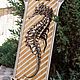 Деревянное панно, картина "Морской конек"  Гравировка. Картины. CoraxArt. Ярмарка Мастеров.  Фото №4