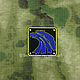 Patch Stalker - a Group of `Mercenaries` (square rivets) Machine embroidery. Beloretskiy stripe. Patch. Chevron. Patch. Embroidery. Chevrons. Patches. Stripe. Buy patch.
