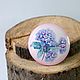 Brooch Hydrangea. Wooden brooch handmade. Painting. Brooches. Siberian decor. Online shopping on My Livemaster.  Фото №2