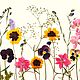 Набор растений плоской сушки № 21, цветочный микс, Сухоцветы для творчества, Грайворон,  Фото №1
