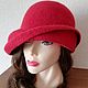 Шляпка валяная Wonderful Red Hat, Шляпы, Минск,  Фото №1