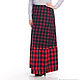 Falda boho Tres Células de algodón. Skirts. Skirt Priority (yubkizakaz). Интернет-магазин Ярмарка Мастеров.  Фото №2