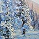 Oil painting 'Winter Beauty', 60-45. Pictures. Zhanne Shepetova. Online shopping on My Livemaster.  Фото №2