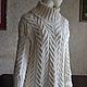 Sweater knit 'White tale'. Sweaters. DominikaSamara (Verronik). My Livemaster. Фото №6