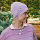 Шапка "Лаванда". Шапки. blossom_yarn. Ярмарка Мастеров.  Фото №4