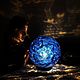 Светильник - Небесная сфера 30 см (светильник планета, ночник). Ночники. Lampa la Luna byJulia. Ярмарка Мастеров.  Фото №4