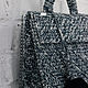 Grey women's business bag. Classic Bag. SHAPAR - knitting clothes. My Livemaster. Фото №5