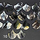 Order Pendants for earrings Buffalo Horn Zebu 45h40mm 1 pair. - Olga - Mari Ell Design. Livemaster. . Pendants Фото №3