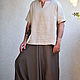 Льняные штаны-афгани  для мужчин с карманами - 23 расцветки. Брюки мужские. Alina Zilberman (SHANTIMA). Интернет-магазин Ярмарка Мастеров.  Фото №2