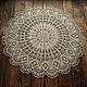 Table decor crochet napkin ( D 50 cm ). Doilies. irsicrochet. Online shopping on My Livemaster.  Фото №2