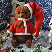 Куклы и игрушки handmade. Livemaster - original item Teddy Bear Santa. Handmade.