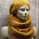 Order Snood made from the wool of mink. LUXURIOUS ANGORA. Livemaster. . Snudy1 Фото №3