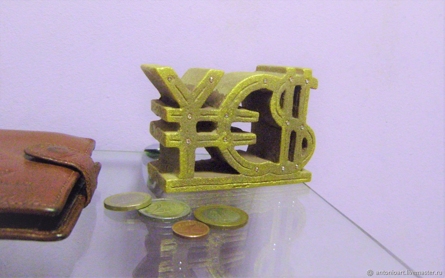 Cash Magnet: Sculpture of monetary symbols, the Symbol of money, Money magnet, Chelyabinsk,  Фото №1