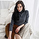 Order Skirt brown cotton corduroy Chocolate with a slit and pockets. mozaika-rus. Livemaster. . Skirts Фото №3
