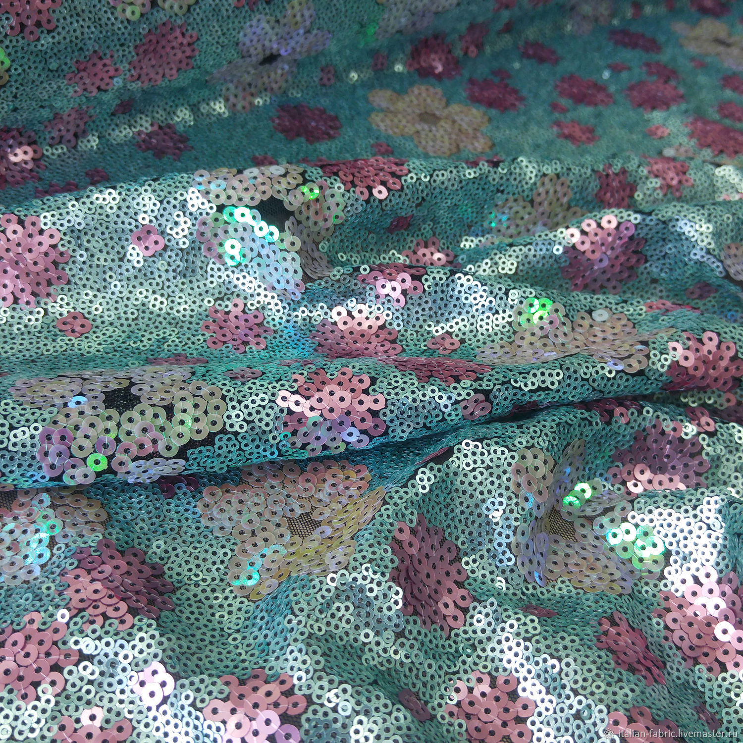 Ткани на королева. Sequins Fabric. Double-Sided Sequins Fabric.