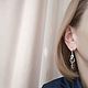 Серьги "Комарики 1", насекомые, жуки. Серьги классические. Сергей (Жук). Ярмарка Мастеров.  Фото №6