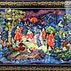 Уральские сказы . Панно лаковая миниатюра, Картины, Южа,  Фото №1