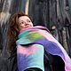 Войлочный шарф "Ванильное небо", Шарфы, Москва,  Фото №1
