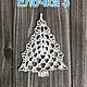 Заказать Елочки на елочку крючком. Снежинки. Елочные игрушки. Новогодний декор. Multi Color Crochet (voronkova-olga). Ярмарка Мастеров. . Элементы интерьера Фото №3