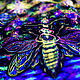 Декор Флюрная картина "Фрактальная Пчелка". Создание дизайна. ANAHART. Ярмарка Мастеров.  Фото №6