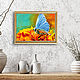 Painting flower and butterfly 'Butterfly sat on a delicate flower'. Pictures. Art-terapiya Iriny Churinoj (irina-churina). My Livemaster. Фото №4