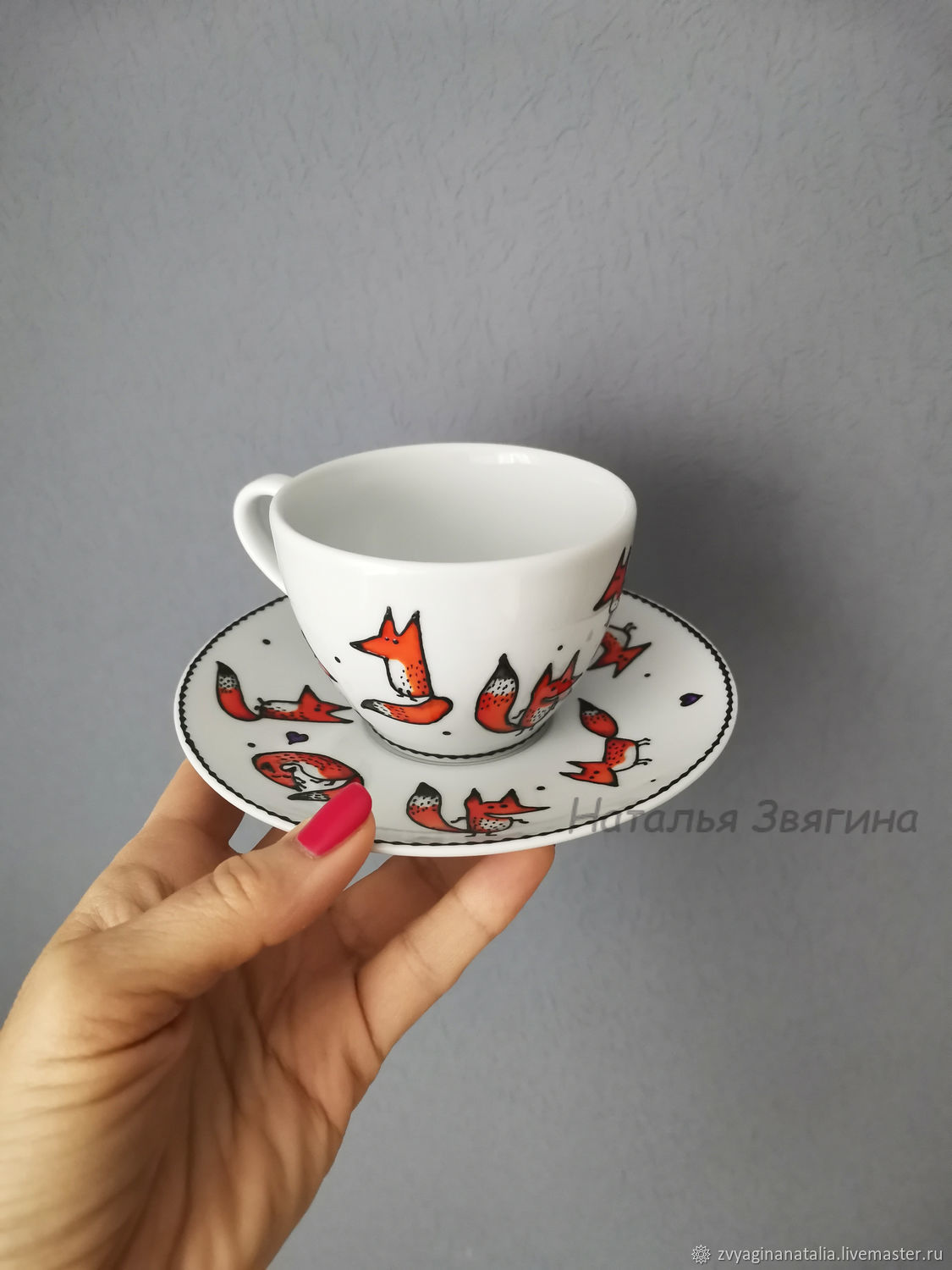 Mug for tea Chanterelles. Hand painted. Gift, Mugs and cups, Ekaterinburg,  Фото №1